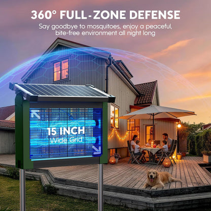 ZapLuma™ Solar Bug Zapper Outdoor