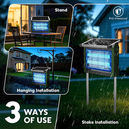 ZapLuma™ Solar Bug Zapper Outdoor