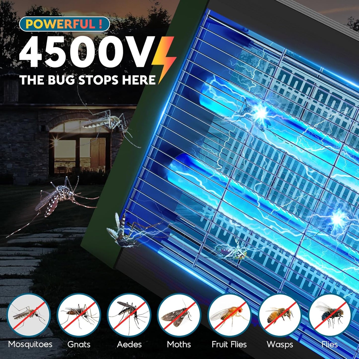 ZapLuma™ Solar Bug Zapper Outdoor